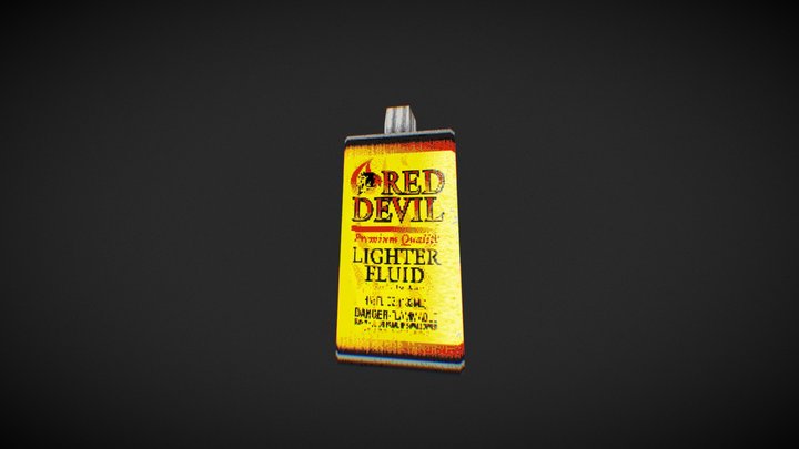 PS1 Style Lightet Fluid 3D Model