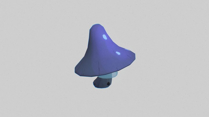 Forest mushroom 3D Model