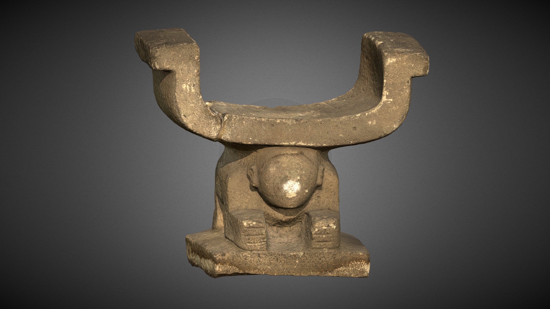 Manteño stone seat
