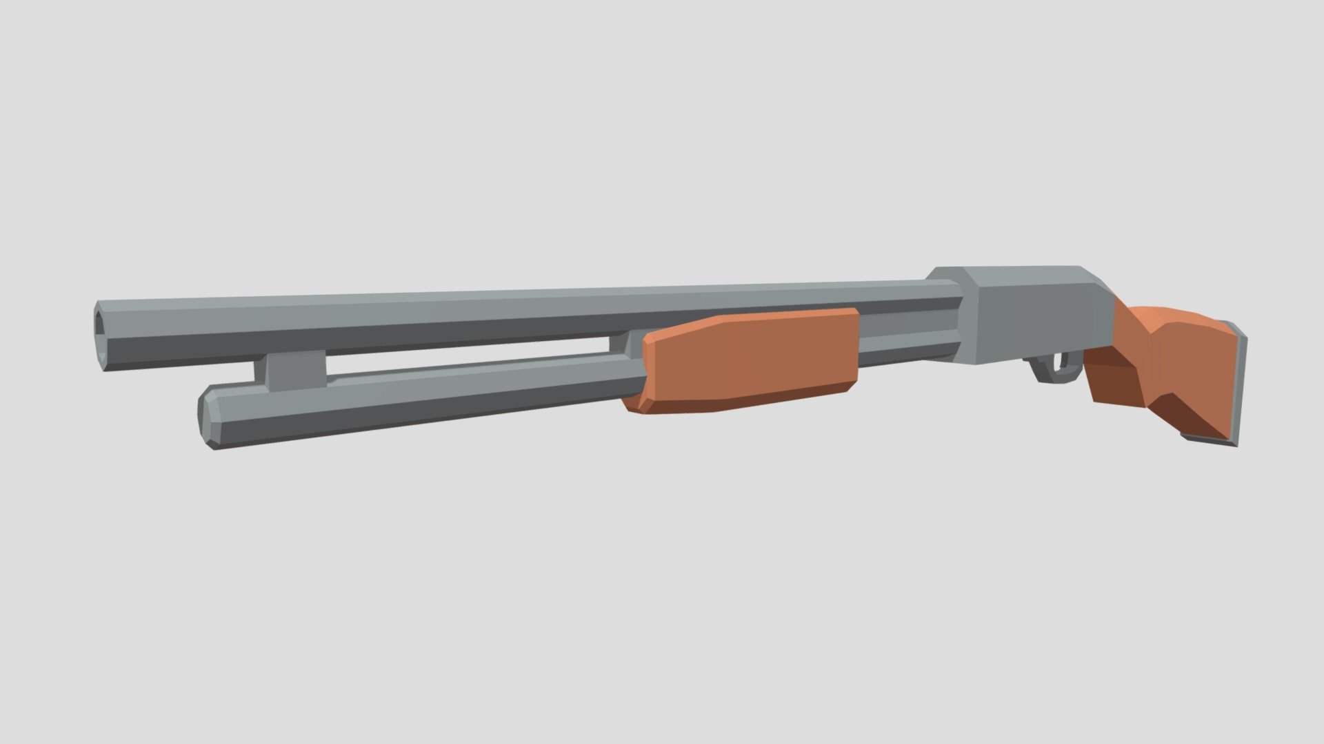 Low Poly Shotgun Download Free 3d Model By Poly Elina Poly Elina [1c05fc7] Sketchfab