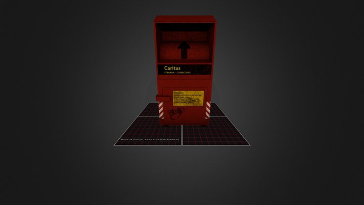 1DAE_CityScene_Clothes_Container 3D Model