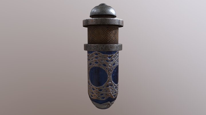 Simple vial 3D Model