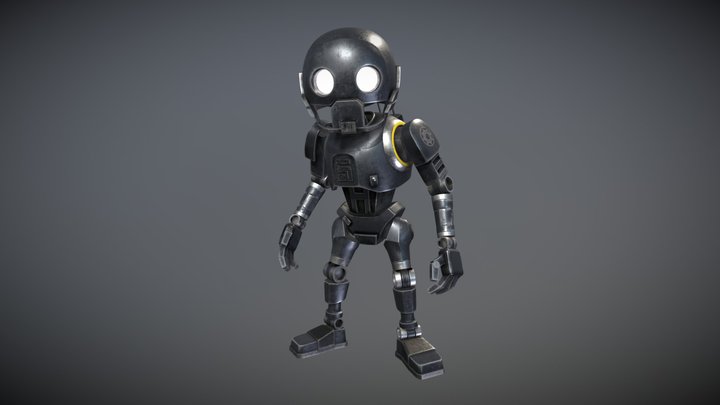 K-2SO Star Wars 3D Model