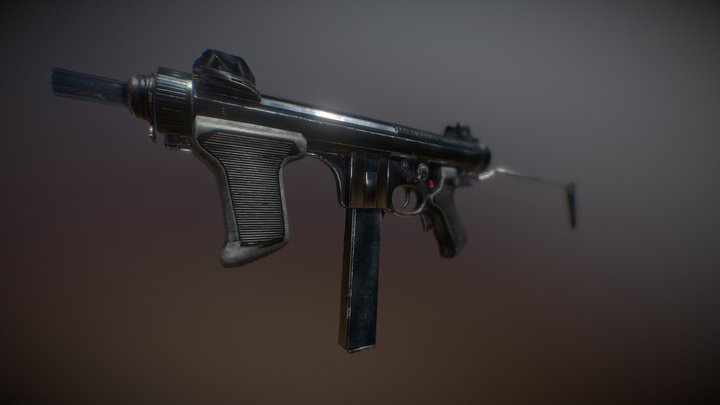 Beretta M12S 3D Model