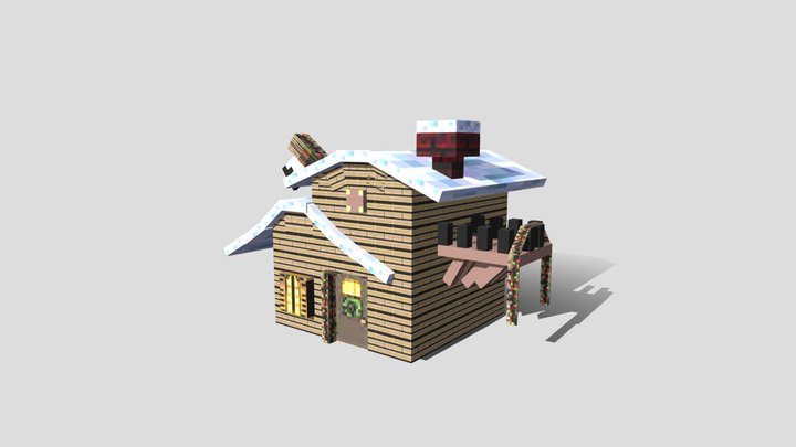 Sans and papyrus's house outside 3D Model