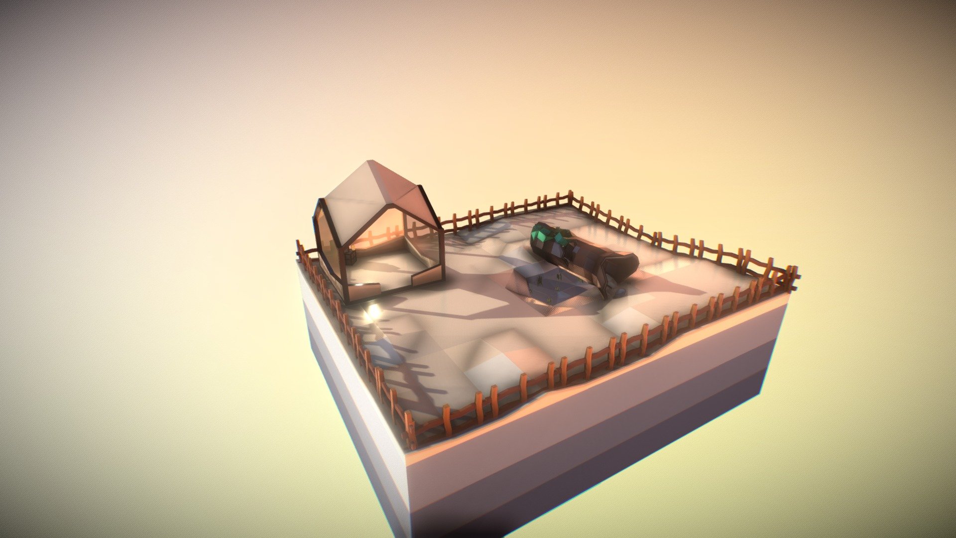 Wood in Desert 2