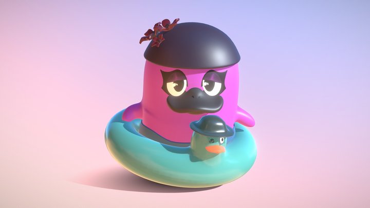 Goth Duckoo 3D Model