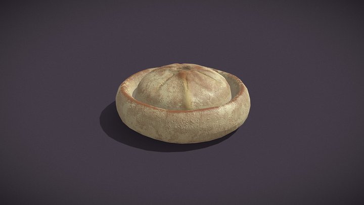 Medieval Meat Pie 3D Model