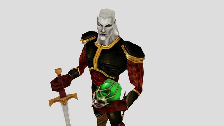 [Papercraft preview] Blood Omen1 Kain 3D Model