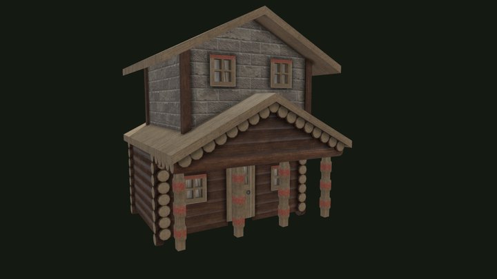 Small House 2_Low 3D Model