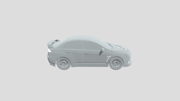 Mitsubishi Lancer Evo-3 2 3D Model