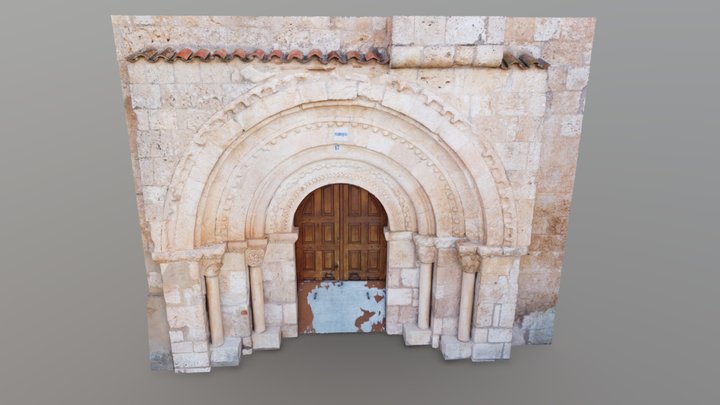 PUERTA IGLESIA SAN MARTÍN EN CABAÑES DE ESGUEVA 3D Model