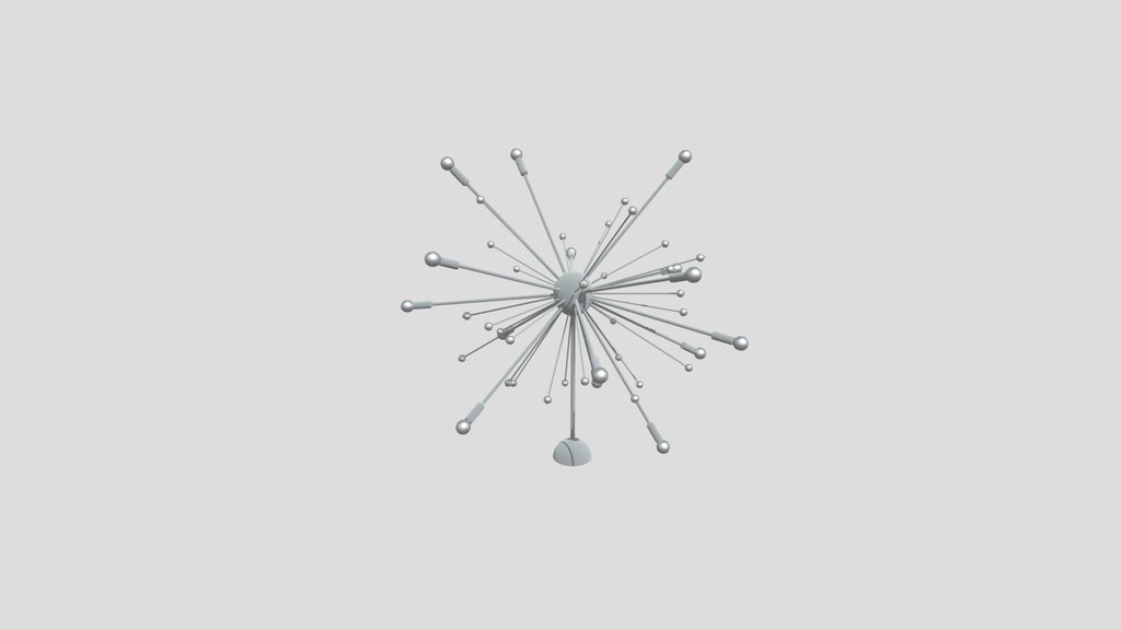 Shiny Sputnik Molecule Chandelier