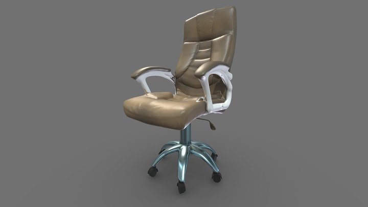 Directorial Chair - From scan to 3d Library 3D Model