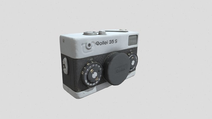 Aparat fotograficzny Rollei 35 S 3D Model