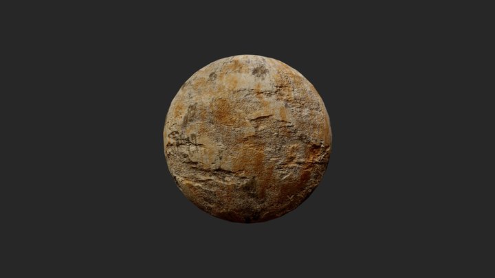 Ground//Stone Sphere 3D Model