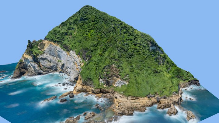 Old quarry on the shore (伊豆入間千畳敷) – Modello 3D gratuito STL