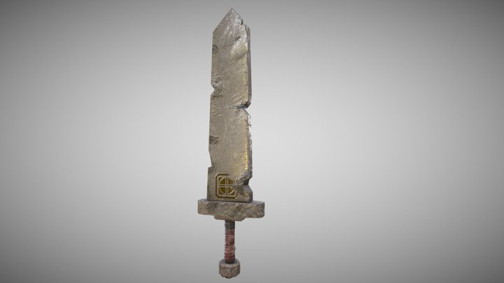 Ruined sword 3D Model