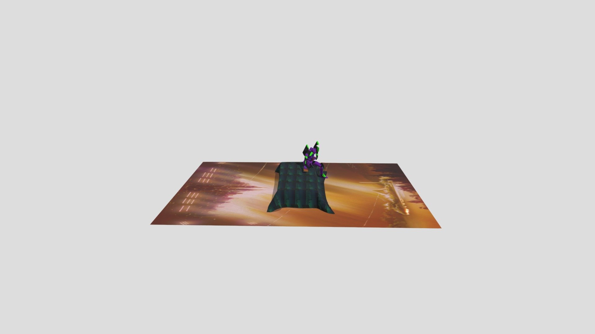 Eva 1 Con Mesa, Tela Y Piso