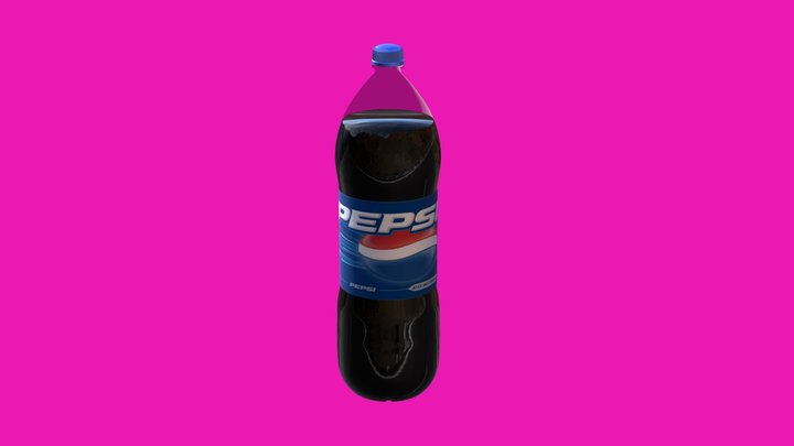 Pepsi Bottle 3D Model