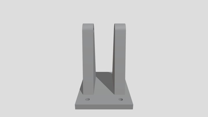 SUMOBOT Soporte Ruedas 3D Model