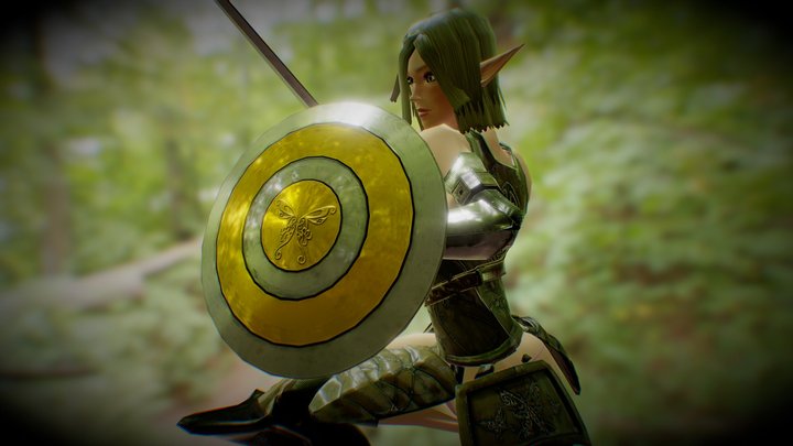 Butterfly Maiden 3D Model