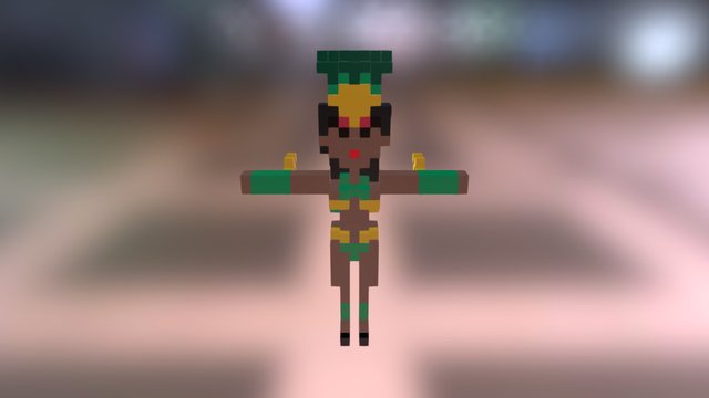 Garota 3D Model