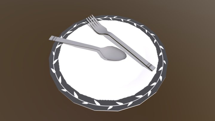 Table Setting 3 3D Model