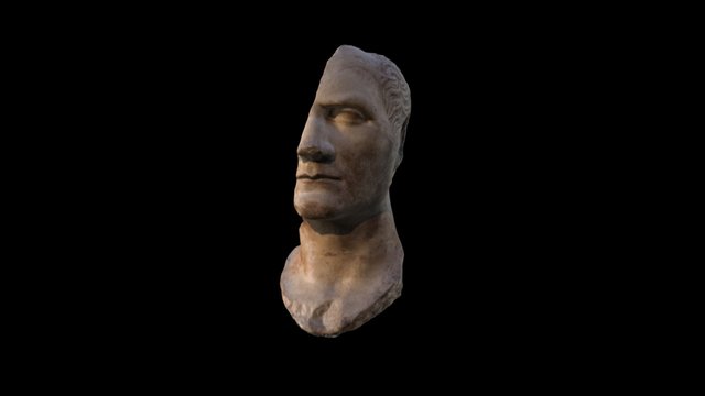 Marble portrait of Julius Caesar