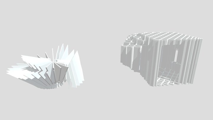 Radial And XY Waffles Nethuni 3D Model