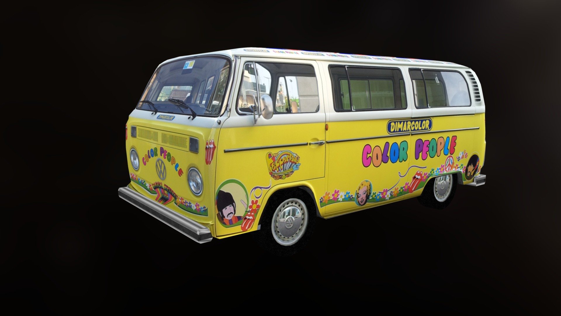 DIMARCOLOR VW BUS - 3D Model By Graziano Di Crescenzo ...