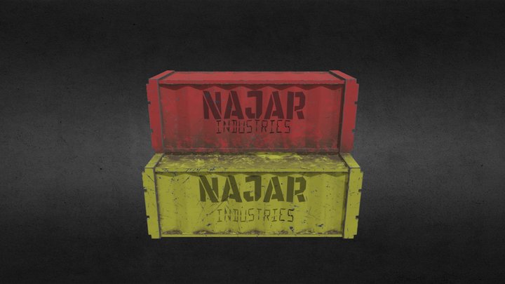 Shipping Containers 3D Model
