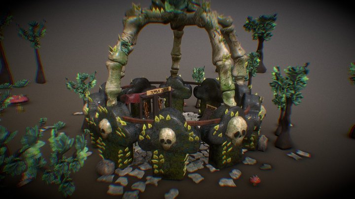 Bones Stage 3D Model
