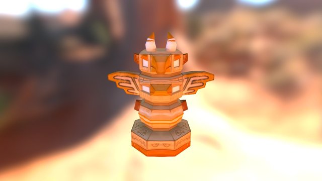 Object _ Totem 3D Model