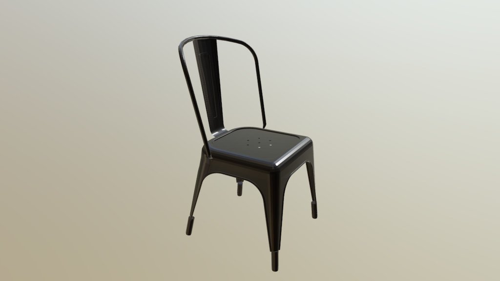 Metal Stackable Industrial Dining Chairs
