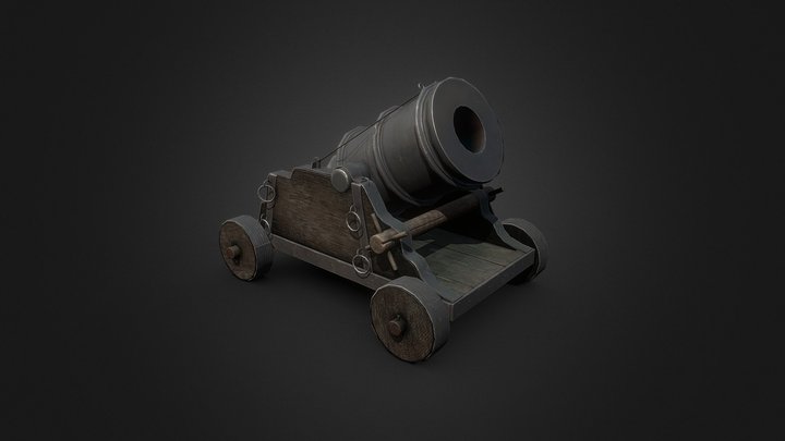 Cannon 3D Model