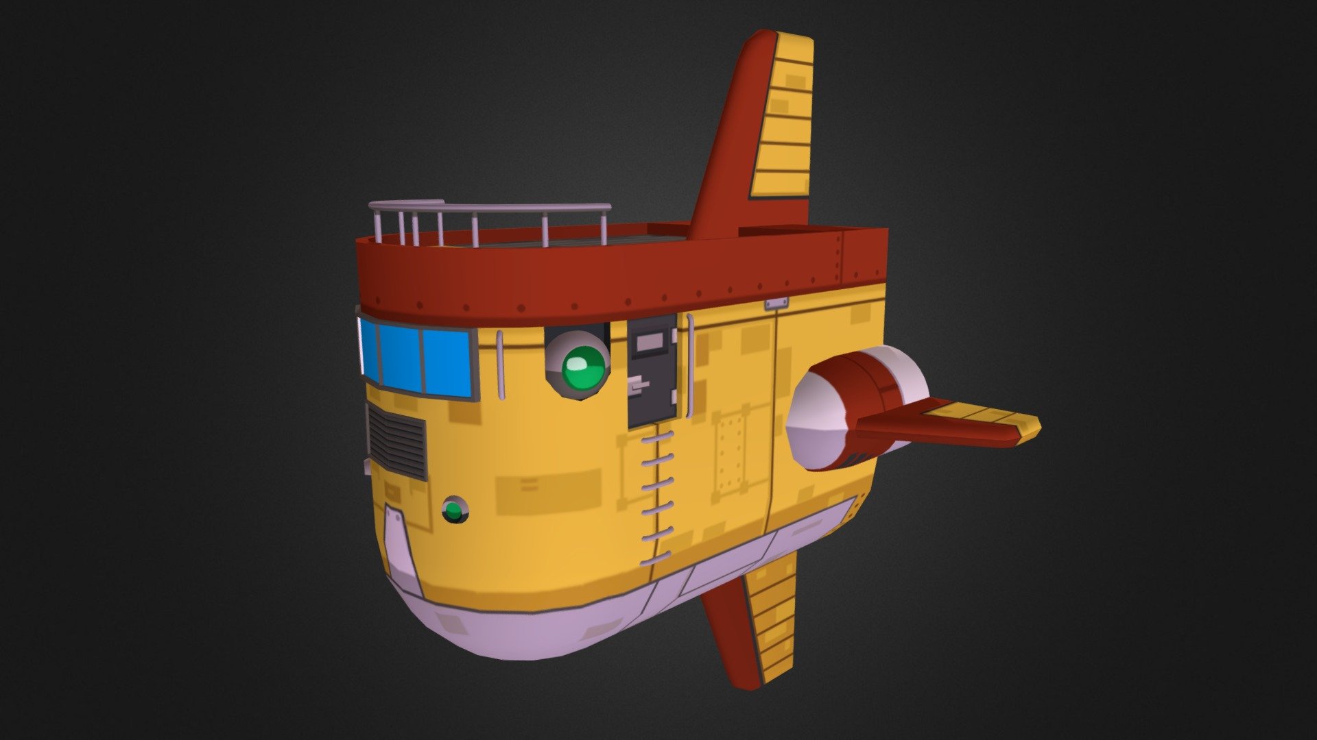 Flutter - 3D model by xinus22 (@xinus22) [1c14123]