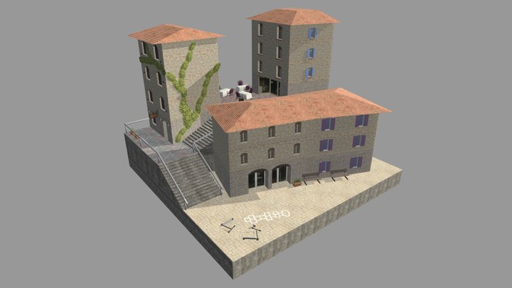 San Gimignano 3D Model