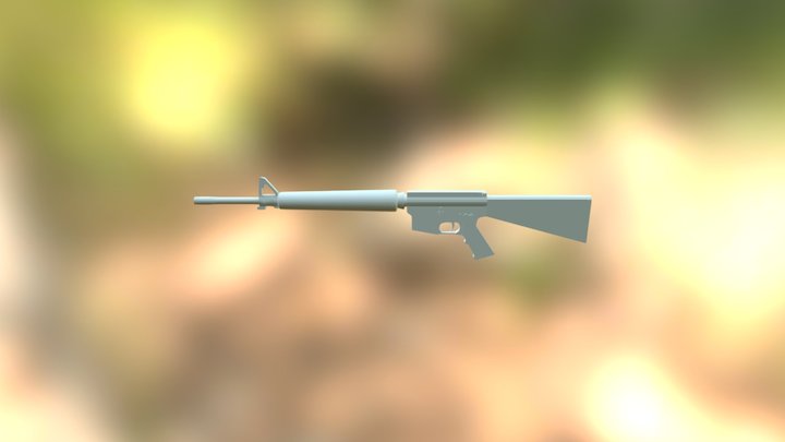 Polyfield M16A3 3D Model