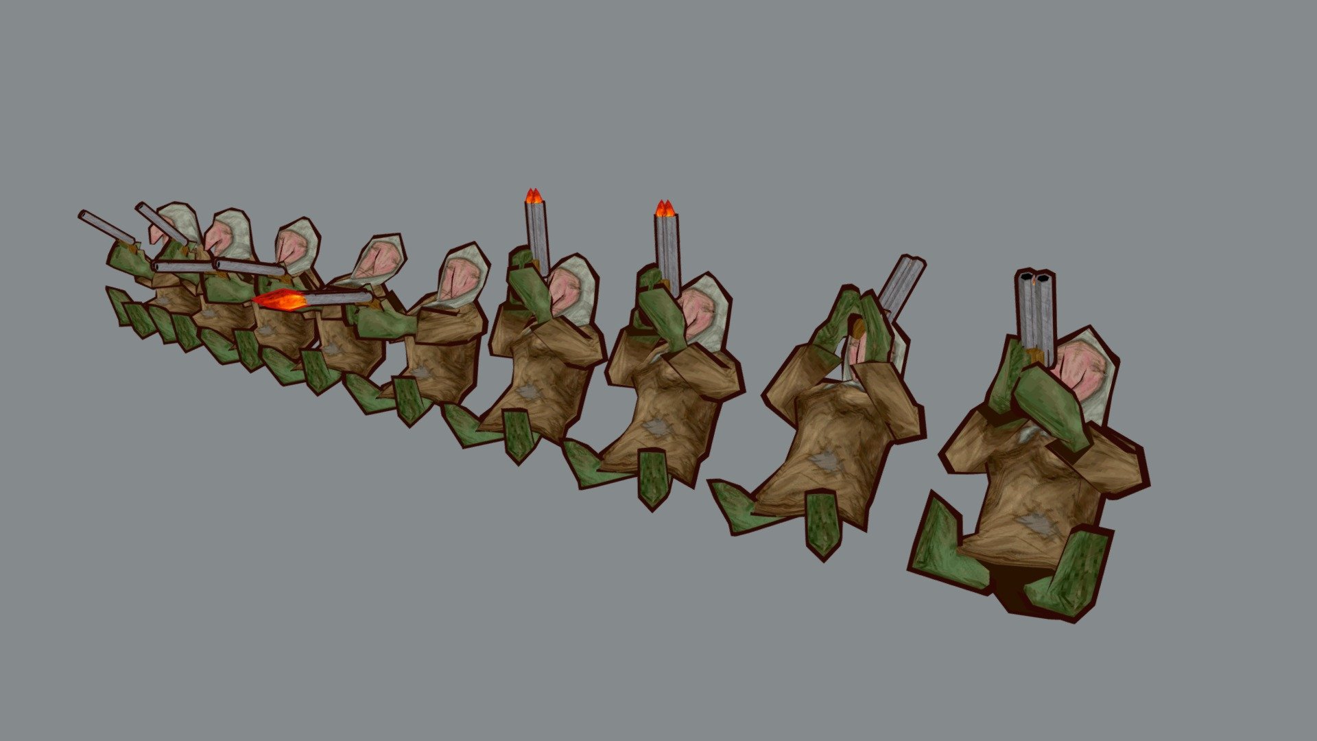Low Poly Stop Motion Witch