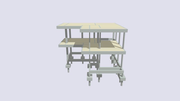 Projeto estrutural - Tom x Leia 3D Model