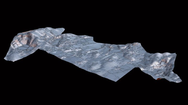 TERRAIN MODEL 3D Model