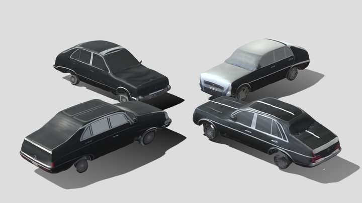 Mercedes car AI Generated 3D Model