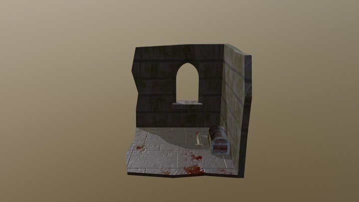 Castle scene 3D Model