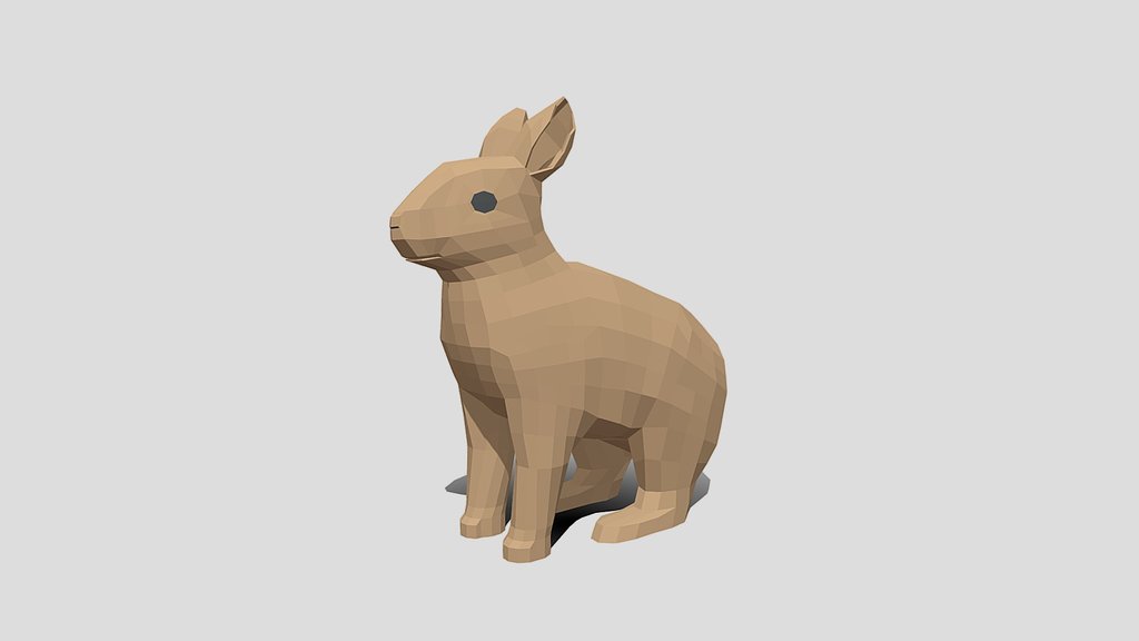 Paper Rabbit - A 3D model collection by rubyyiping - Sketchfab