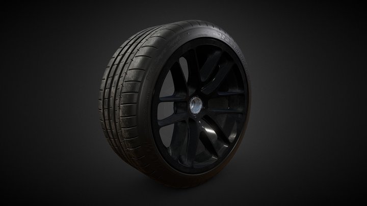 Michelin Pilot Super Sport 50% off 3D Model