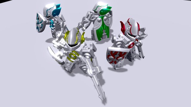 Tenkai Knights 3D Model