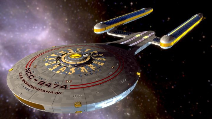 USS Skennenrahawi 3D Model