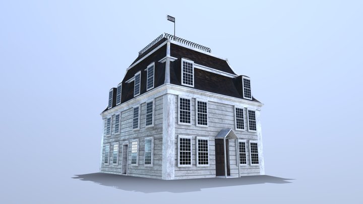 Lovecraft 1800's House #3 for Eldritch City 3D Model