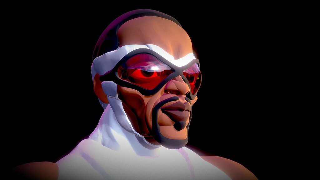 Captain America (Anthony Mackie) stylized sketch